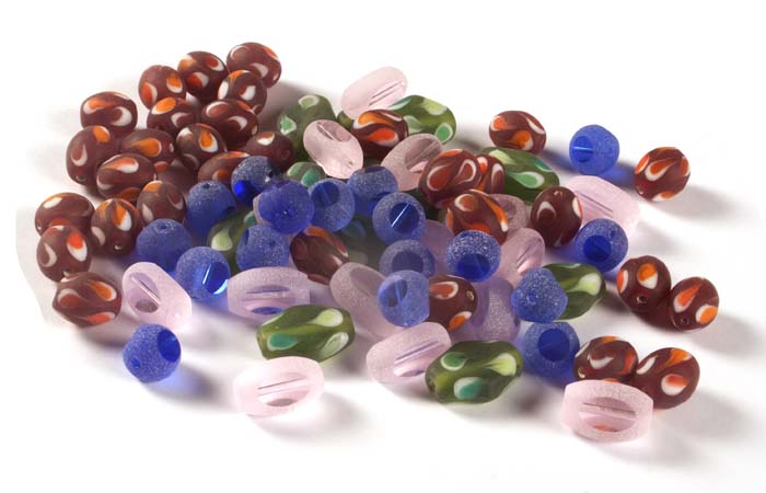 Glass Matt Beads from beads.co.uk beads.co.uk